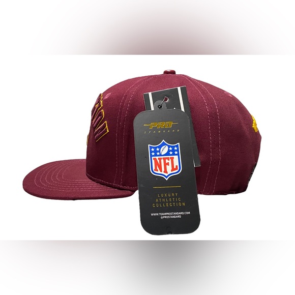 COPY - NEW  MENS PRO STANDARD NFL WASHINGTON FOOTBALL TEAM STACKED LOGO SNAPBACK - Picture 4 of 10
